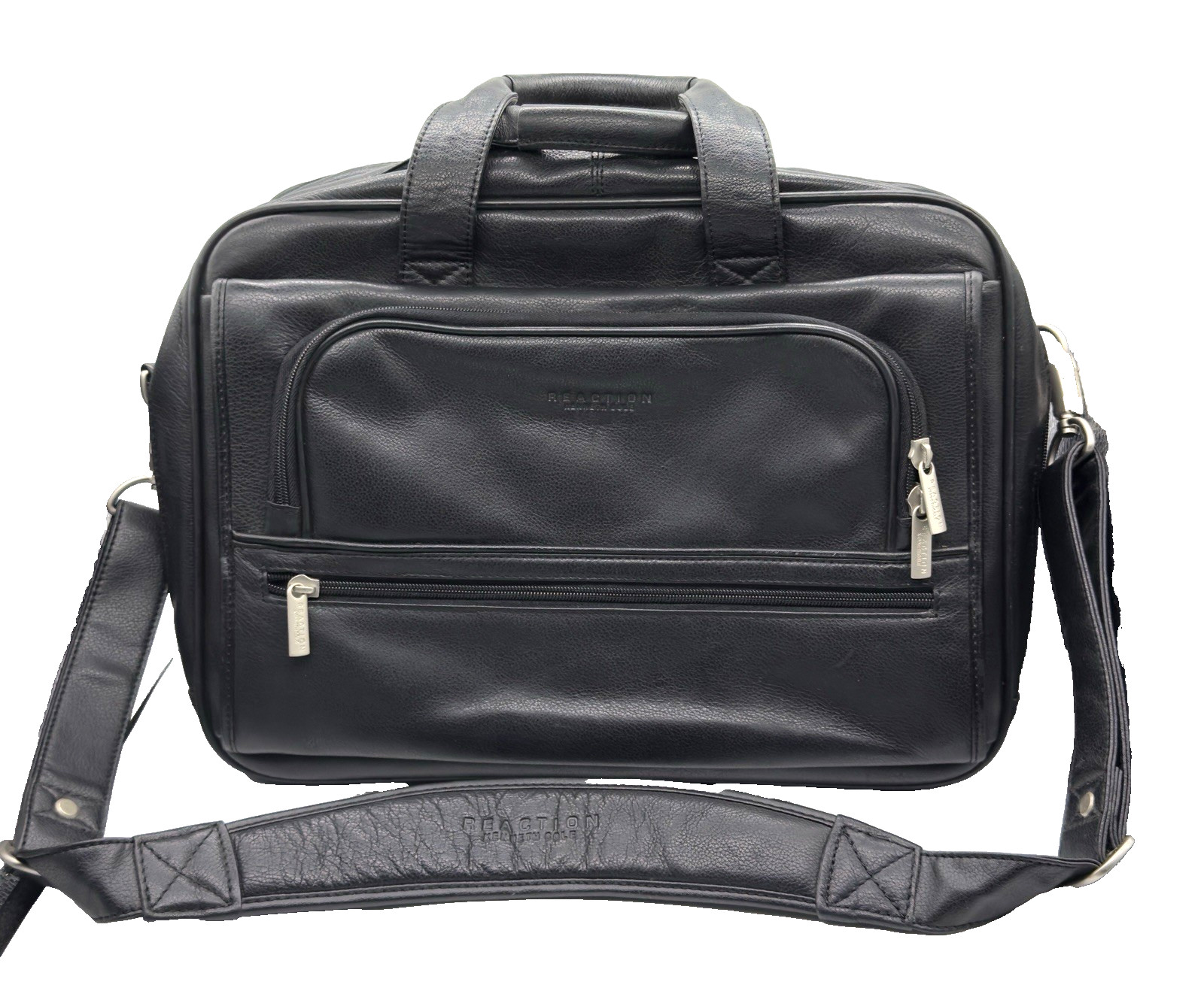 Kenneth Cole Reaction Leather Briefcase / Laptop Bag