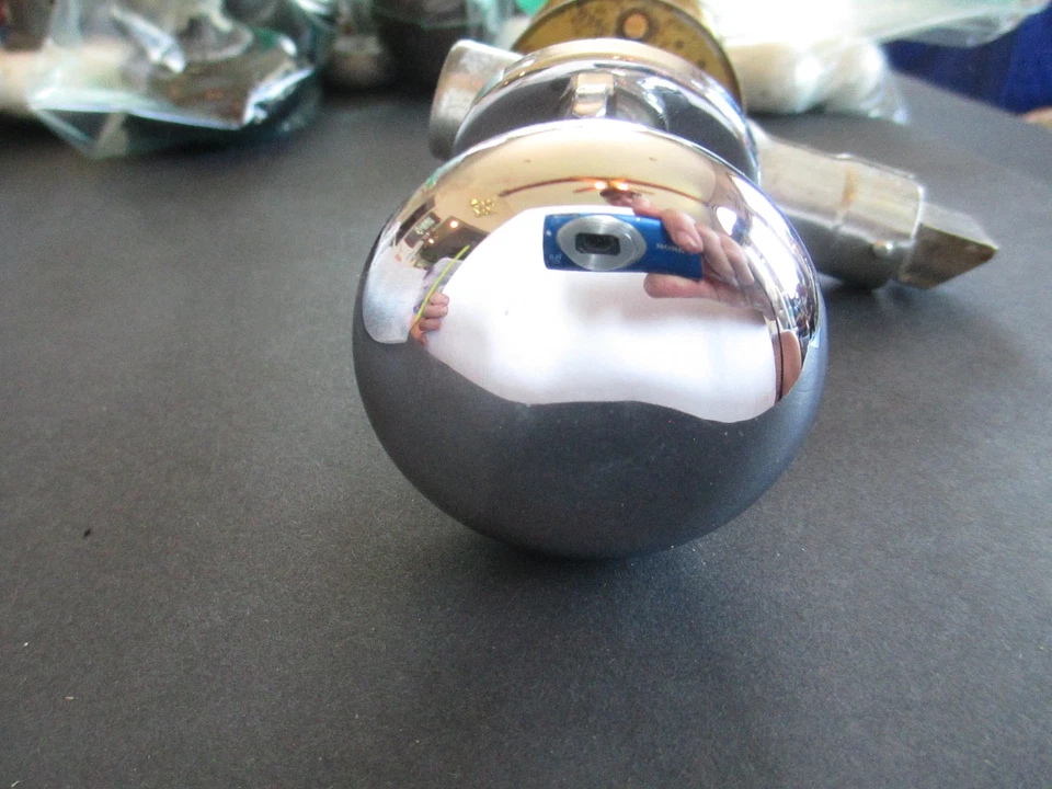 Juego de placas de pomo de puerta National Brass Company Patd 1921 28 C106 Foto 3 de 4