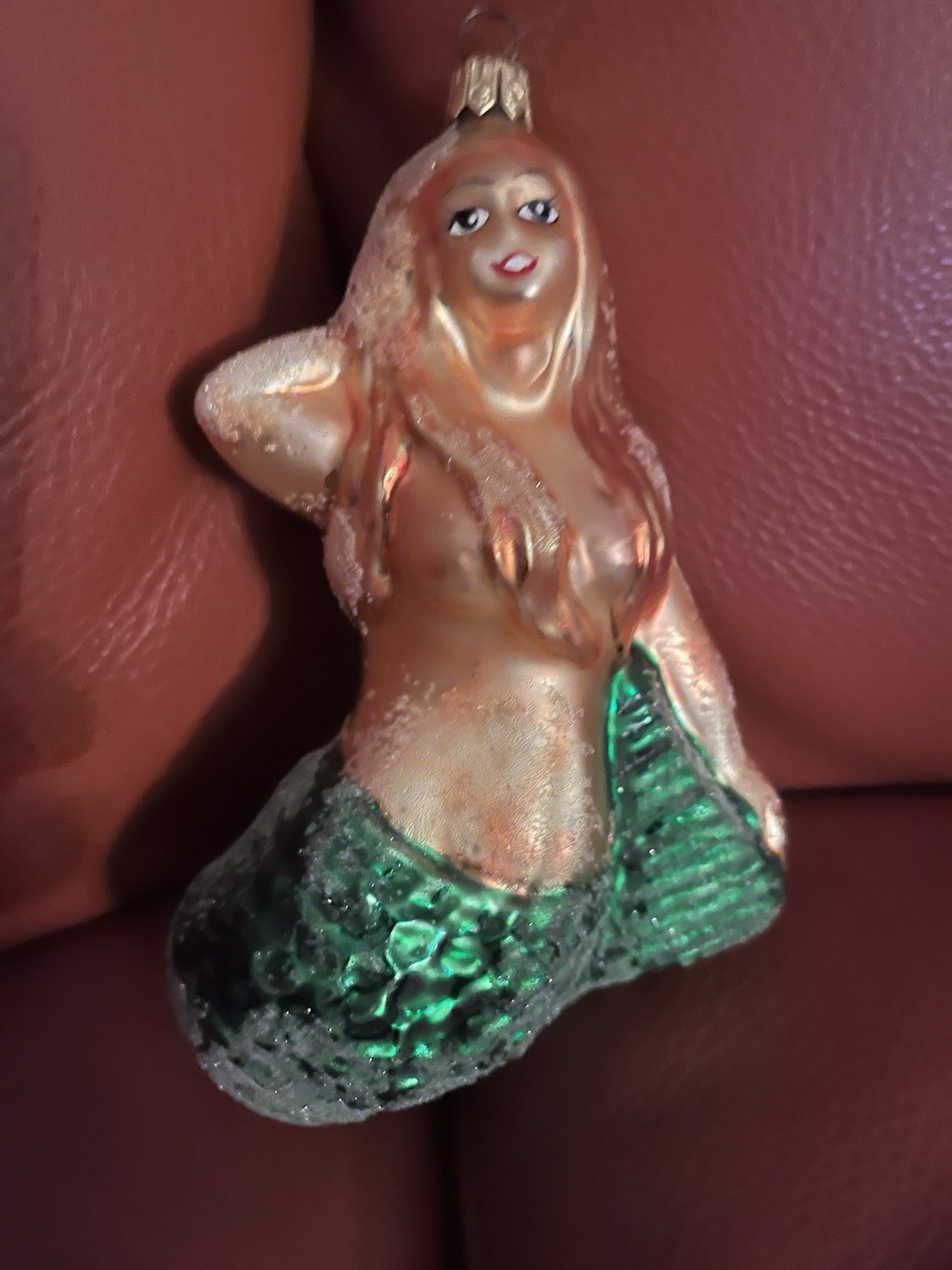 CHRISTOPHER RADKO 1997 Miss Marina Mermaid Christmas Glass Ornament