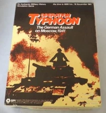 SPI 1978 : OPERATION TYPHOON game - German Assault on Moscow Detergent Box (PUN)