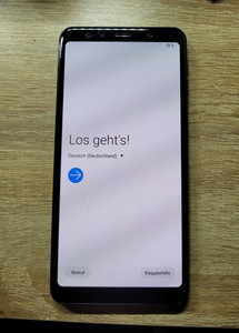 Samsung Galaxy A7 (2018) DUOS Schwarz 64GB Dual SIM Android Smartphone