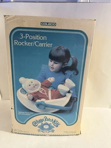 Cabbage Patch Kids 3 Position Rocker Carrier 1985 Coleco New Open Box Vintage