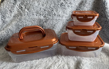 LocknLock 4 Piece Nestable Rectangle Storage ...