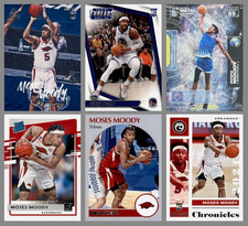 Moses Moody 2021-22 Rookie Cards - Choose! Golden State/Arkansas Basketball RC