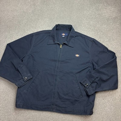 Dickies Jacket Adult Large Blue Detroit Chore Canvas Duck Work