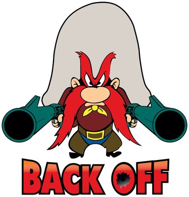 Yosemite Sam Back Off Sticker / Vinyl Decal  | 10 Sizes!! with TRACKING