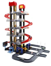 Bruce & Shark T002-009 Kids Car Wheel Track Toy Parking Garage with 8 Colorful