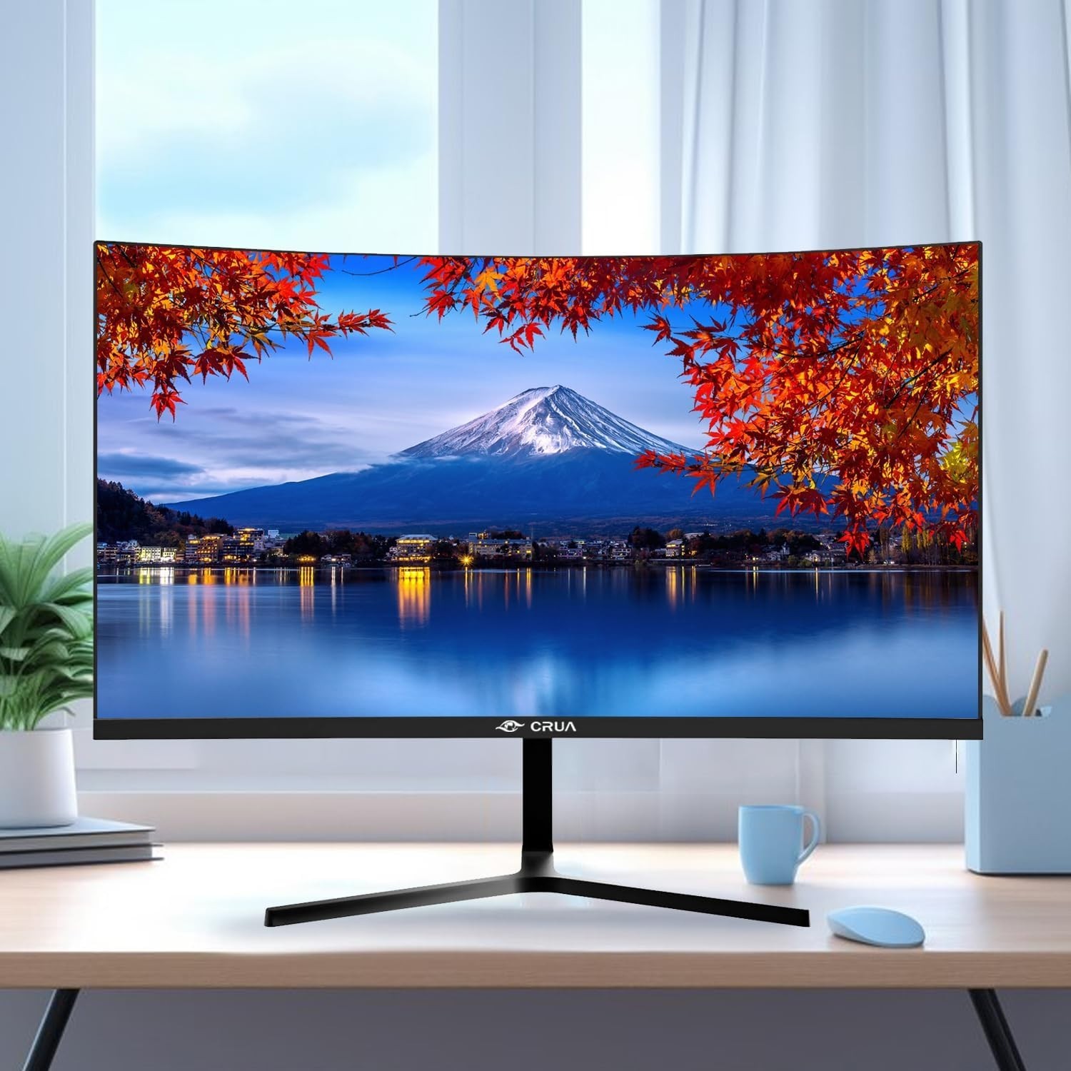 24 Zoll Curved Gaming Monitor 200Hz 165Hz 144Hz 1080P HDMI DisplayPort FreeSy... Ansicht 9