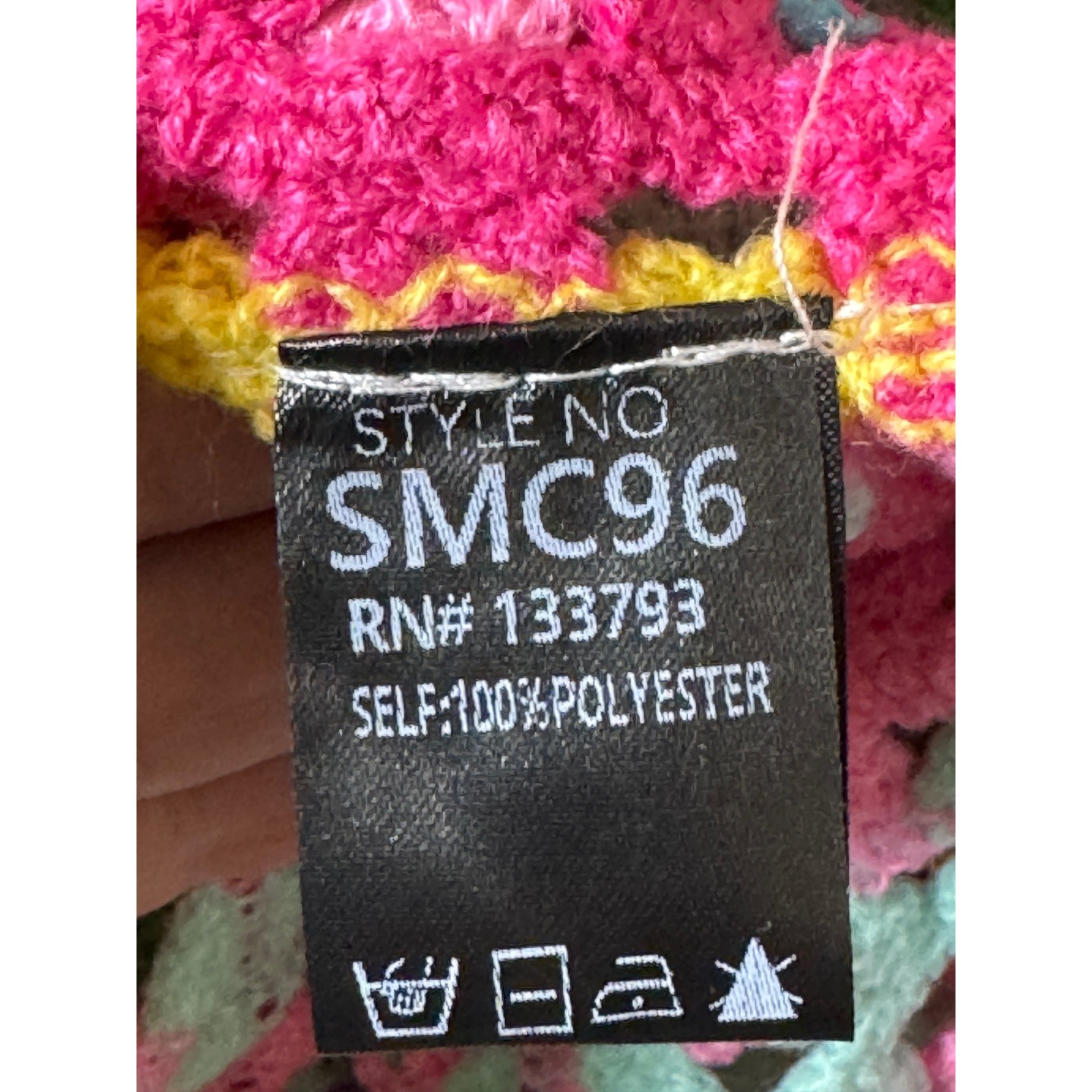 POL Crochet Granny Square Patchwork Cardigan Swea… - image 6