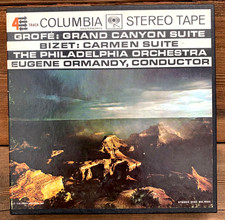 Reel to Reel Tape Grofe-Bizet-Ormandy Conductor Columbia 4 Track 7-1/2IPS MQ550