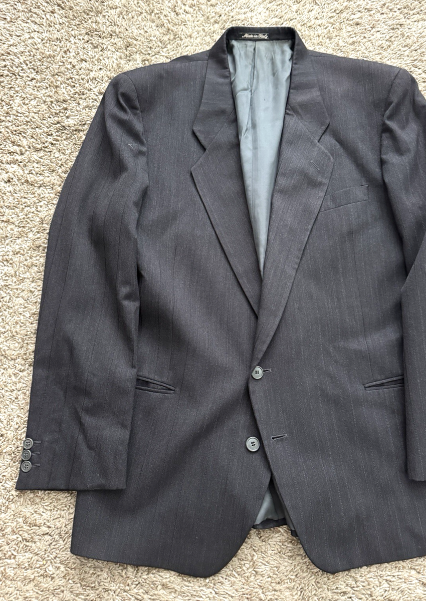 Mani Giorgio Armani 90's Suit Men's 44L Long - 38 x 34 Dark Gray
