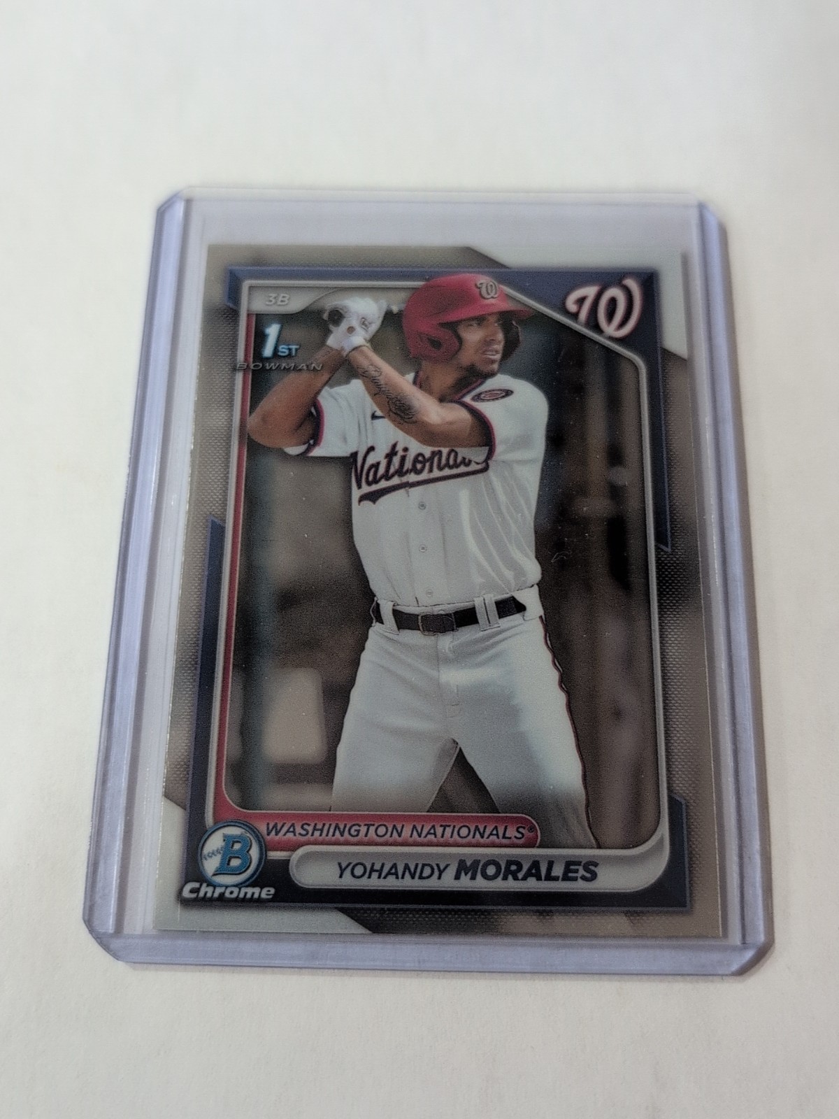2024 Bowman Chrome Prospects Yohandy Morales #BCP-52 Nationals