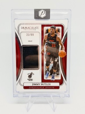 2023-24 Panini Immaculate Collection Jimmy Butler #RJ-BUT 22/99 JERSEY NUMBER