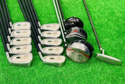Dunlop DDHV Fullset 1W-3W-4W 3-9+PW+GW+SW+Putter RH Stiff Flex 14pics EL7082