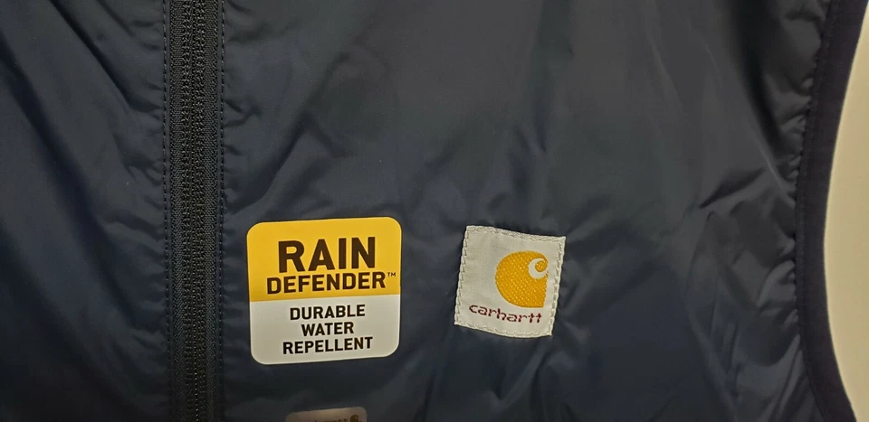 Carhartt 103375-412 Cordura® Rain Defender® Nylon Quilt Lined Shop Vest - Image 2 of 4