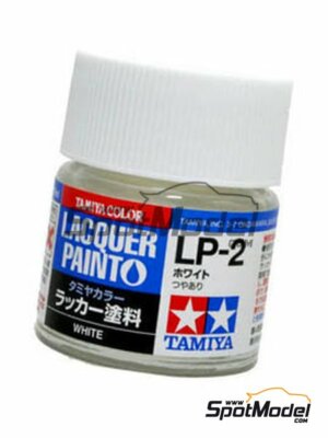 Tamiya 82102 Lacquer Paint LP-2 White 10ml Bottle