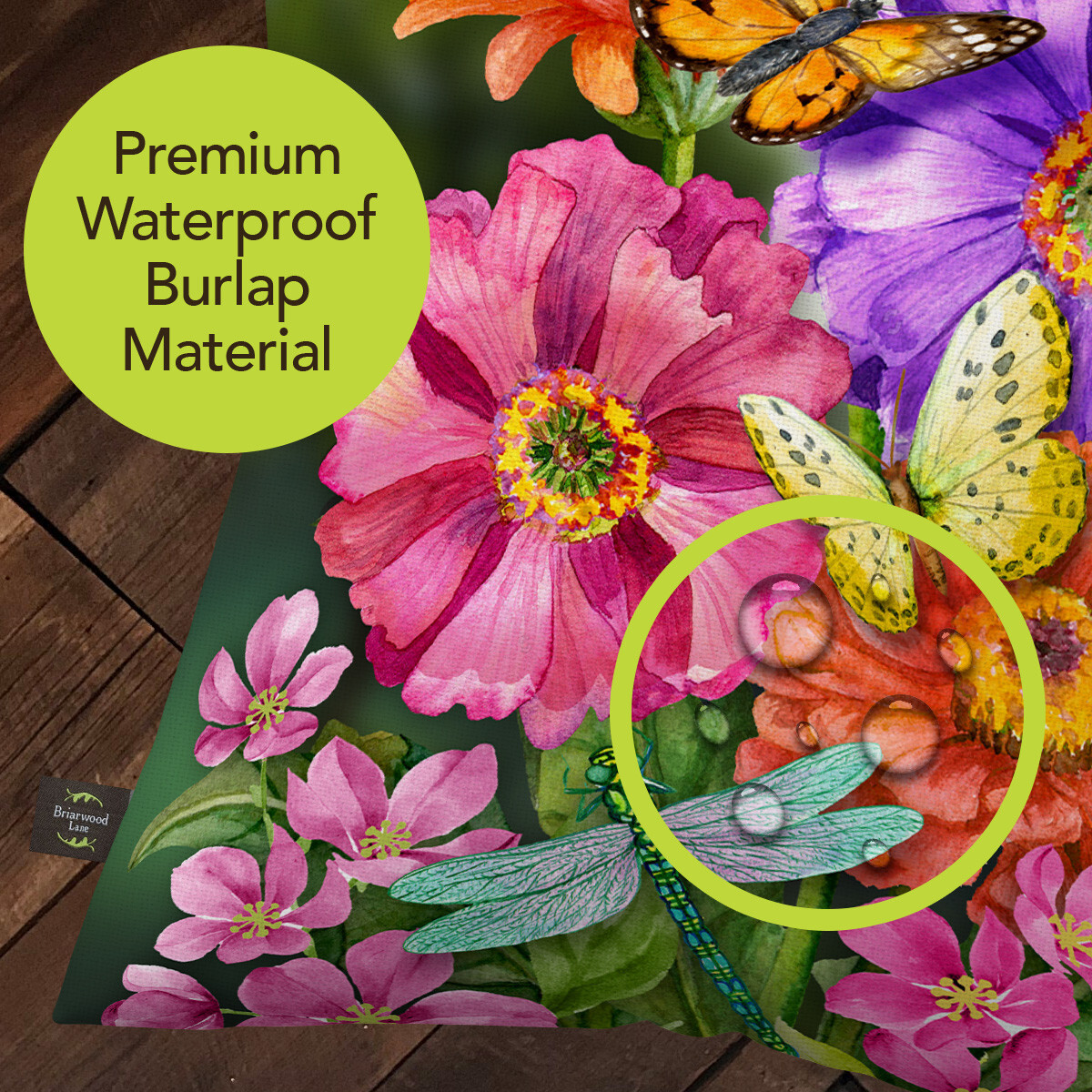 Bright Floral Spring Magnetic Mailbox Cover - Fits Standard Steel Mailboxes, Outdoor Decorative Wrap With Numbers