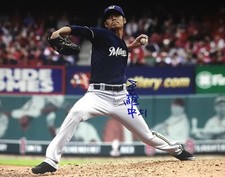 Wei-Chung Wang Milwaukee Brewers Signed 8x10 Autographed Photo N1