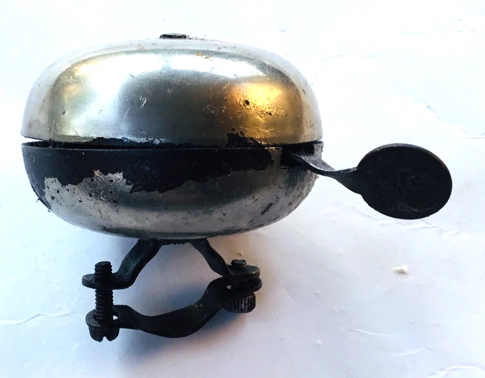 ANCIENNE SONNETTE DE VELO LOUCO TETE DE COQ BELL OF BIKE Campanilla de bicicleta - Photo 2/4