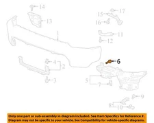 GM OEM 19-24 Bolt EUV Front Bumper Bumper Components-Outer Bracket Bolt 11611334