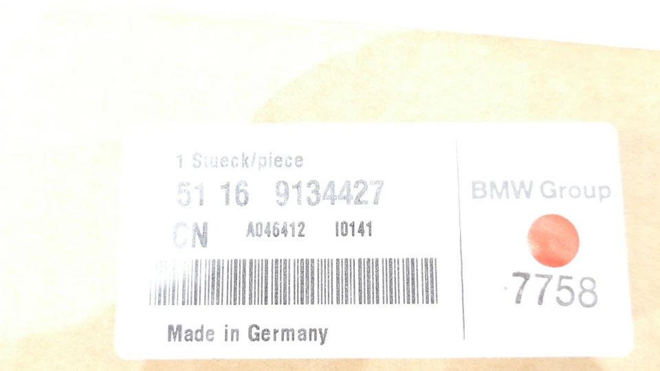 BMW Rear View Mirror Manual / LED / Radio BLACK 51169134427 - Image 3 of 4