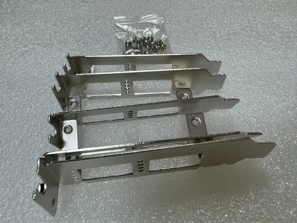 lot of 5 Low profile bracket DELL Mellanox ConnectX-3 CX324A 40G FC 08KP6W 8KP6W - Image 3 of 4