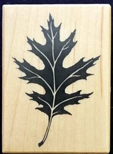 PSX Designs 1993 F-1143 Rubber Stamp "SINGLE LEAF"