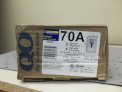SQUARE D 70A QO LOADCENTER - QO24L70FFCP - NEW
