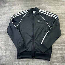 Adidas Jacket Mens Small Black Originals Adicolor Firebird Track SST TT