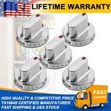 5Pack DG64-00347B Dial Knob for Samsung Range Oven For DG64-00347B, DG64-00472a