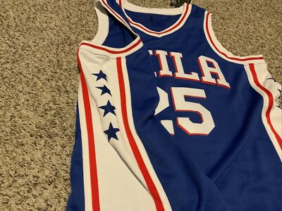 Nike Philadelphia 76ers Simmons #25 Swingman Jersey Men's Size
