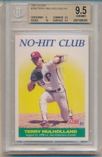 1991 Score Terry Mulholland 