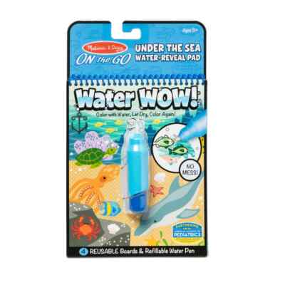 Melissa und Doug Nachfüllbarer Wasserstift WATER WOW Unter dem Meer Wasser Reveal Pad