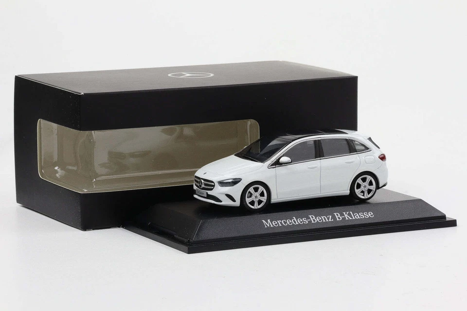 1:43 Herpa Mercedes-Benz B-Klasse W247 2018 Bianco Polare Rivenditore - Immagine 3 di 4