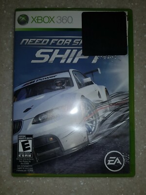 NEED FOR SPEED SHIFT (Microsoft Xbox 360, 2009) USED