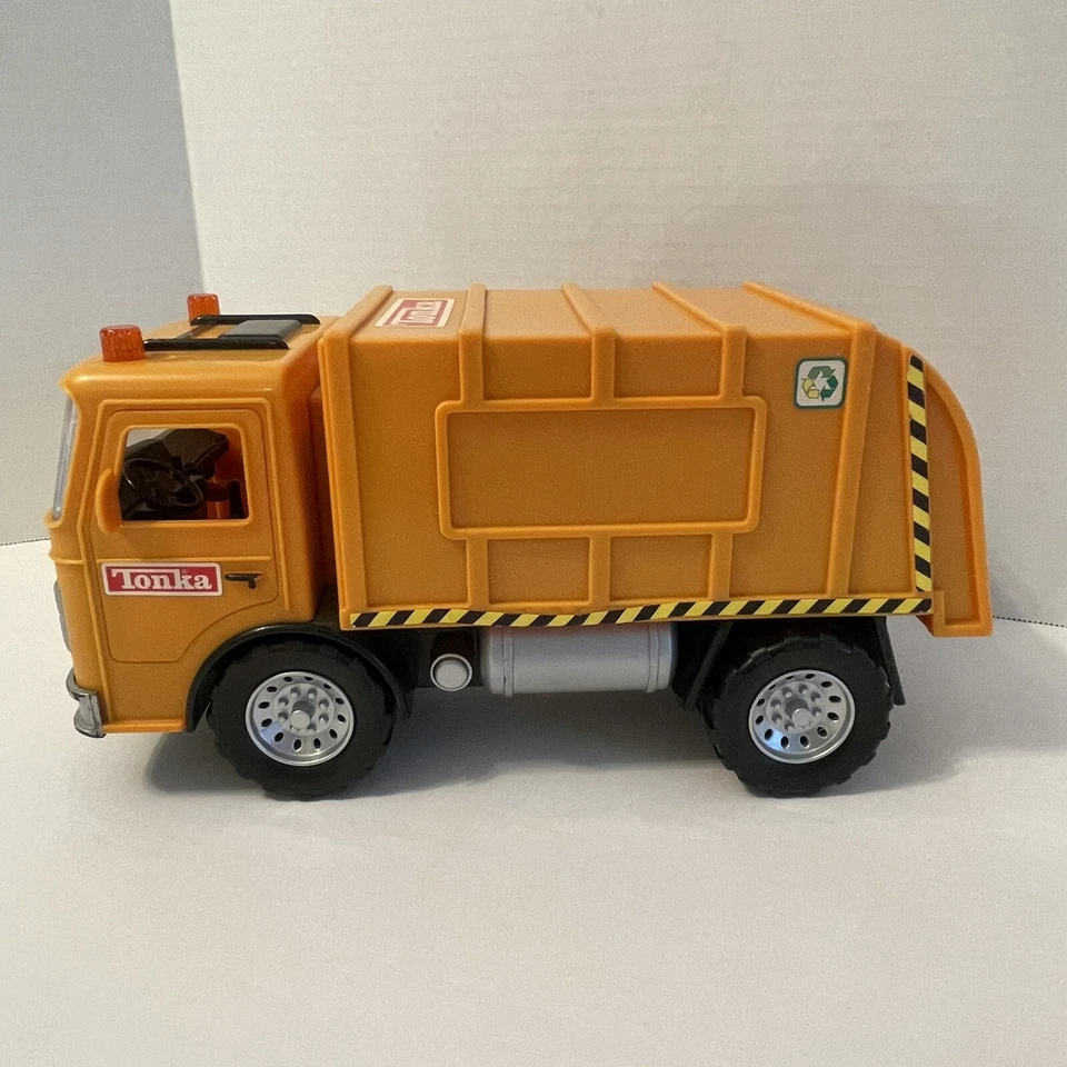 Baúl de reciclaje de basura Tonka Hasbro Funrise 2004 naranja Foto 4 de 4
