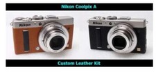 Camera Replacement Skin Leather w/VIDEO instruction  Nikon Coolpix A  From Japan