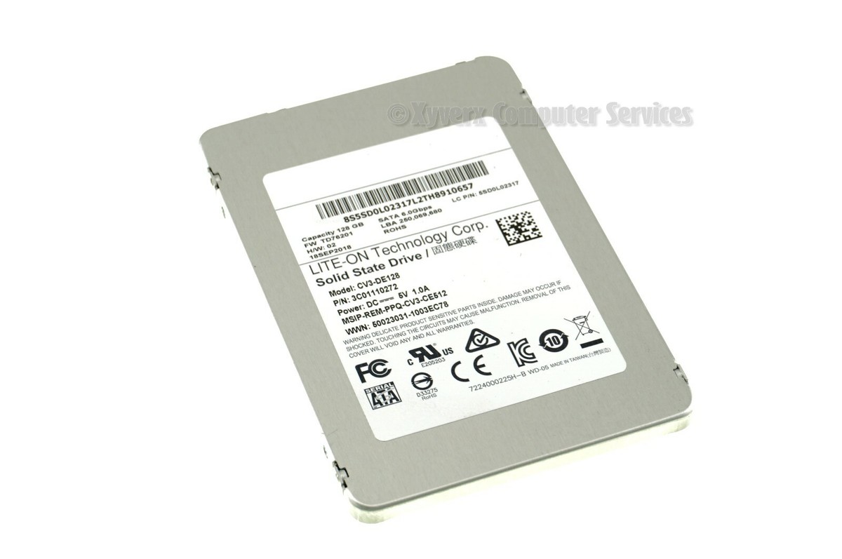 5SD0L02317 CV3-DE128 GENUINE LITE-ON LENOVO SSD 128GB 2.5 5SD0L02317 CV3-DE128 GENUINE LITE-ON LENOVO SSD 128GB 2.5