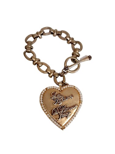 Juicy Couture Charm Bracelet Watch Pink Dial Rhinestone  display picture 3