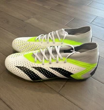 Size 12 Men’s Adidas Predator Accuracy.2 FG Soccer Cleats Shoes White GZ0028