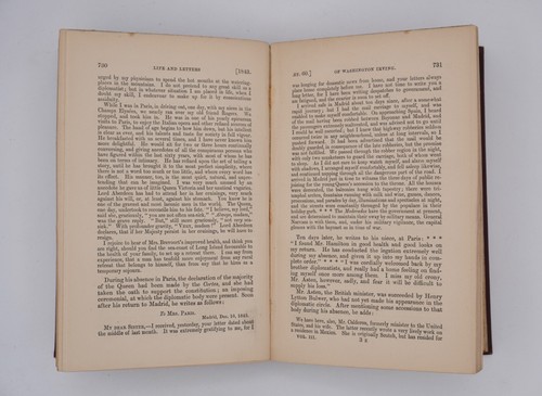 1864 Life and Letters of Washington Irving by Pierre E Irving 2 Vols. - Antique - Bild 19 von 21