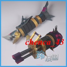 Arcane League of Legends Jinx Minigun Weapon Prop Kit EVA Halloween Cosplay Gift