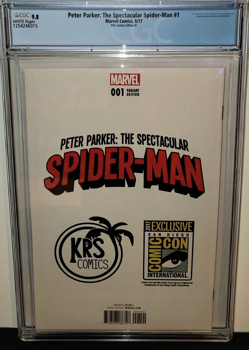 PETER PARKER SPECTACULAR SPIDER-MAN #1 CGC 9.8 KRS ARTGERM VIRGIN