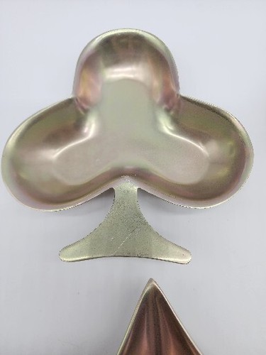 ciotole caramelle noce metallo argento mazzo di tute di carte società argento internazionale - Foto 6 di 12