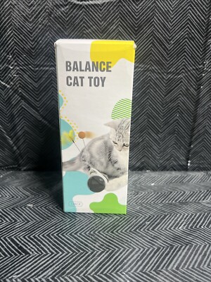 Balance Cat Toy Kitten Play Ball Feather