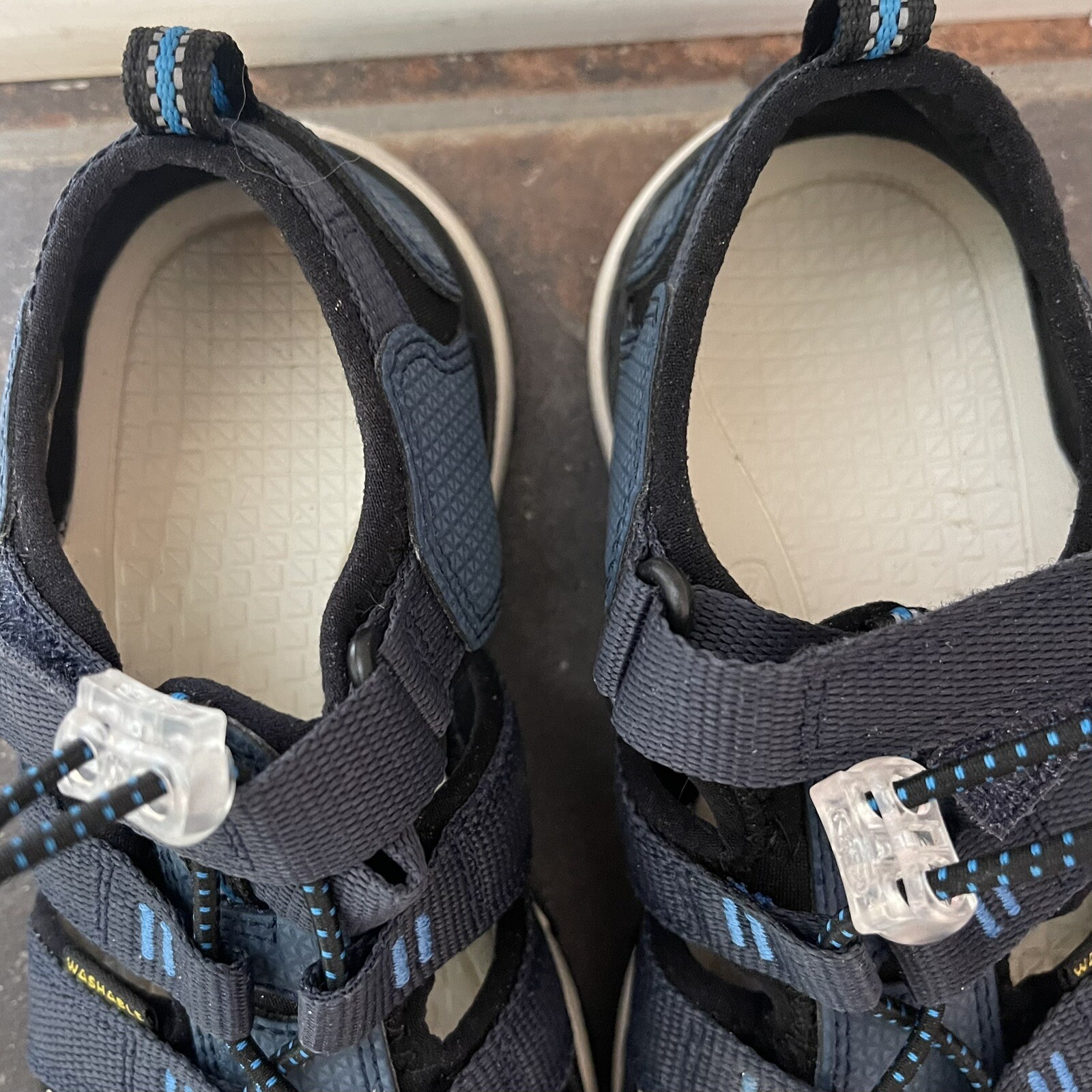 Sandali Keen Shoe unisex bambini Newport NEO H2 blu lavabili punta chiusa acqua taglia 1