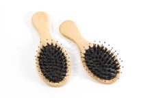 Engrave Logo-MINI Beech handle brush airbag hair comb makeup tool grooming tool