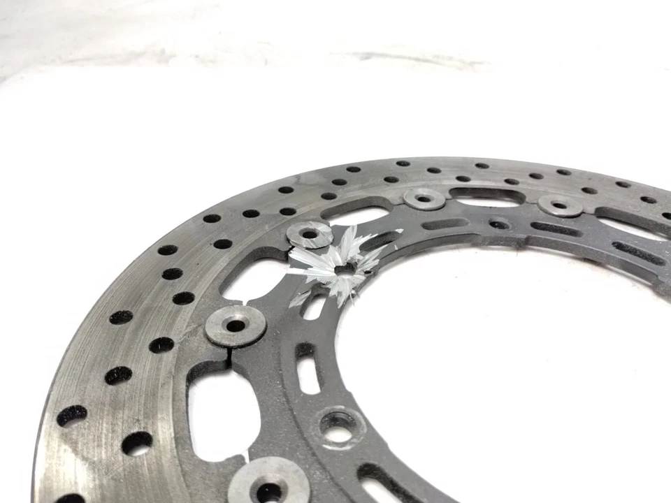 Par de rotores de freno delanteros izquierdo y derecho Yamaha YZF600 YZF600R 2002 Foto 3 de 4