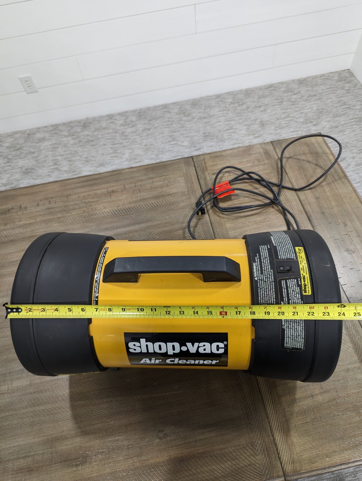 Shop Vac Air Cleaner AC235AWorks Great But Needs New Filter! eBay