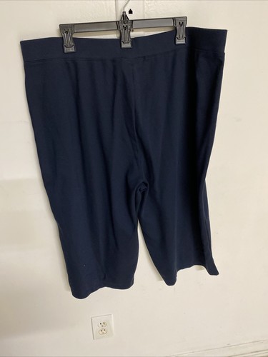PRESWICK u0026 MOORE Women's Capri Pants Size 3X, BLUE, Cotton, Spandex NWT |  eBay